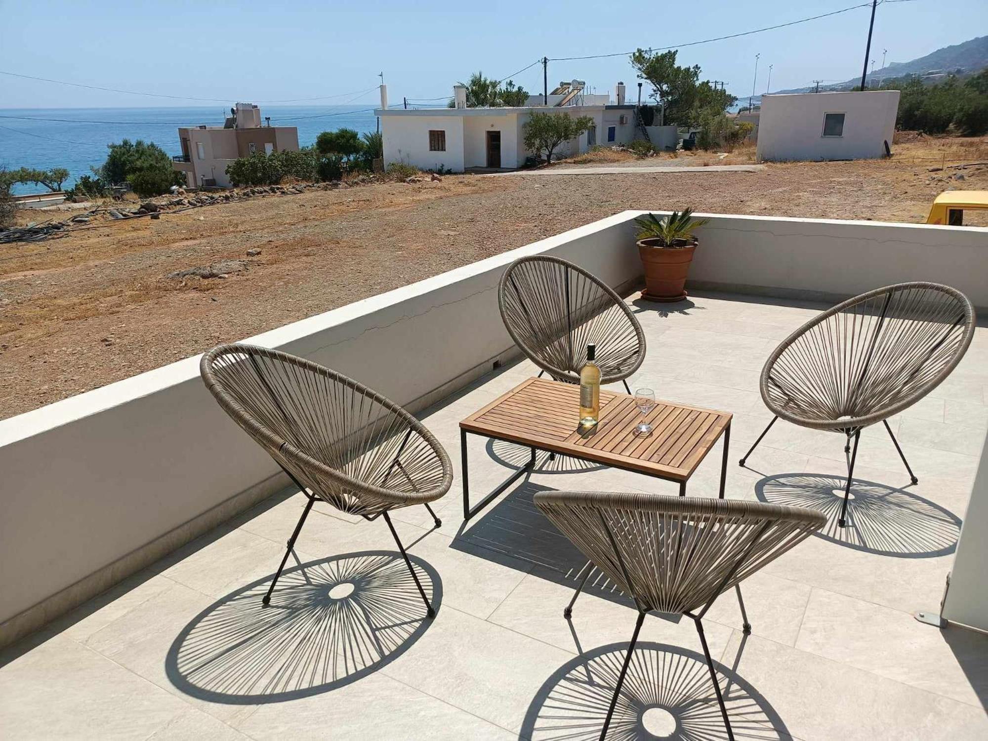 Вилла Sea View Pine House Макригиалос Экстерьер фото
