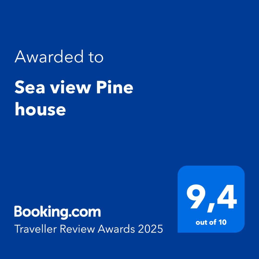 Вилла Sea View Pine House Макригиалос Экстерьер фото